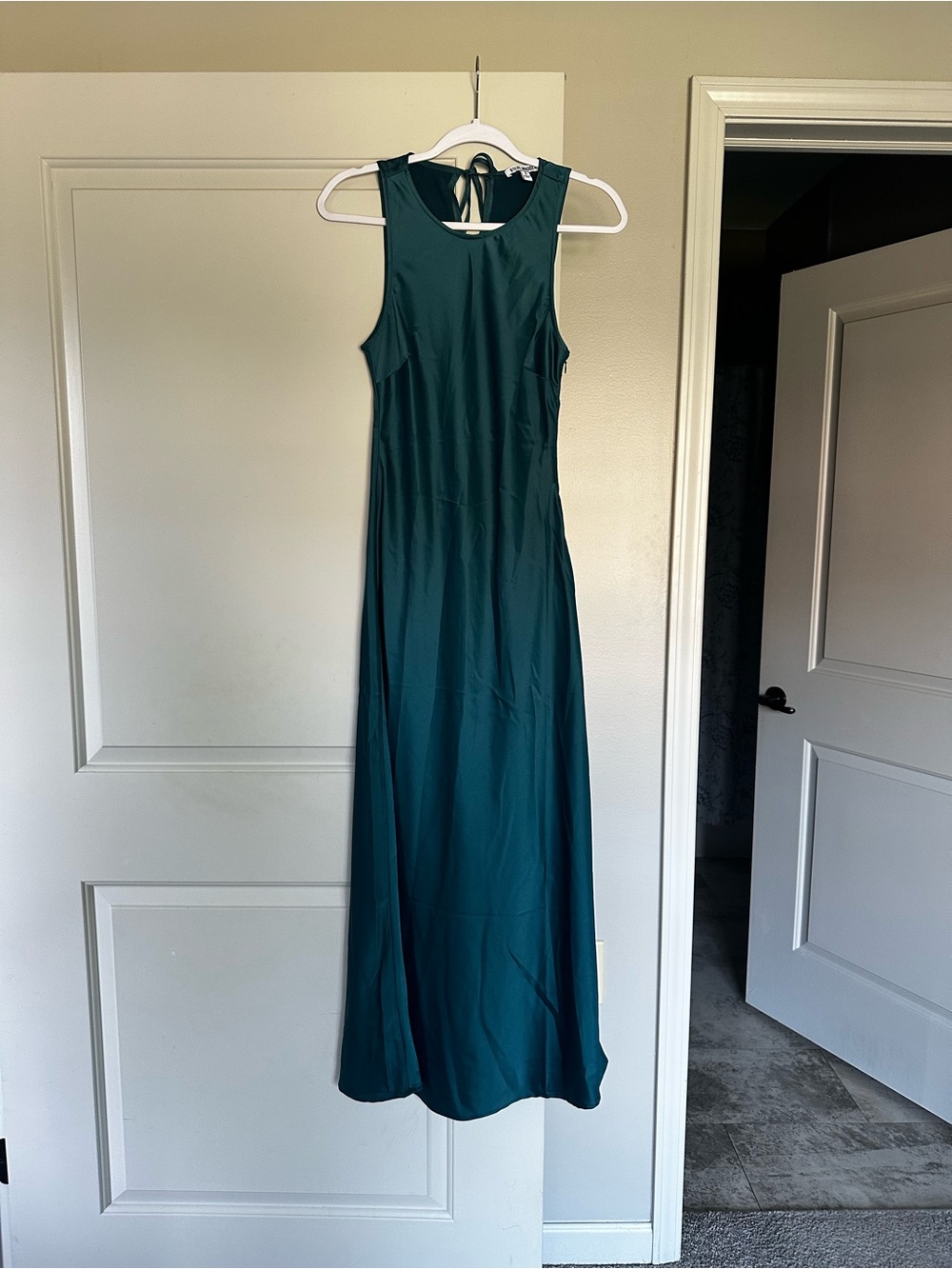 Steve Madden Dark Emerald Green Sleeveless Maxi Dress